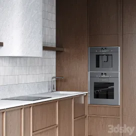 Modern kitchen with ceramic tiles